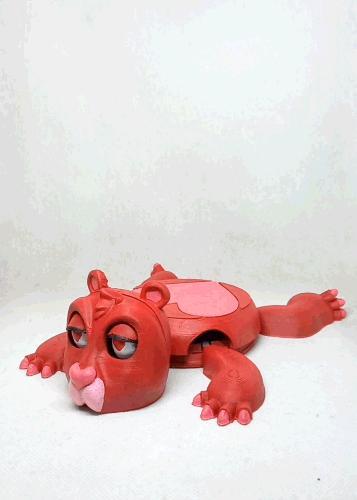 valentine teddy bear cup holder  (No Supports needed)