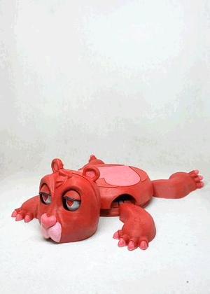 valentine teddy bear cup holder  (No Supports needed)