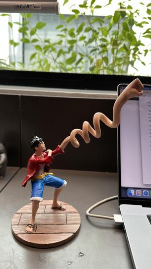 Luffy Penholder – One Piece Fan Art