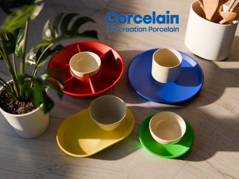Corcelain-Compatible Modern Tableware