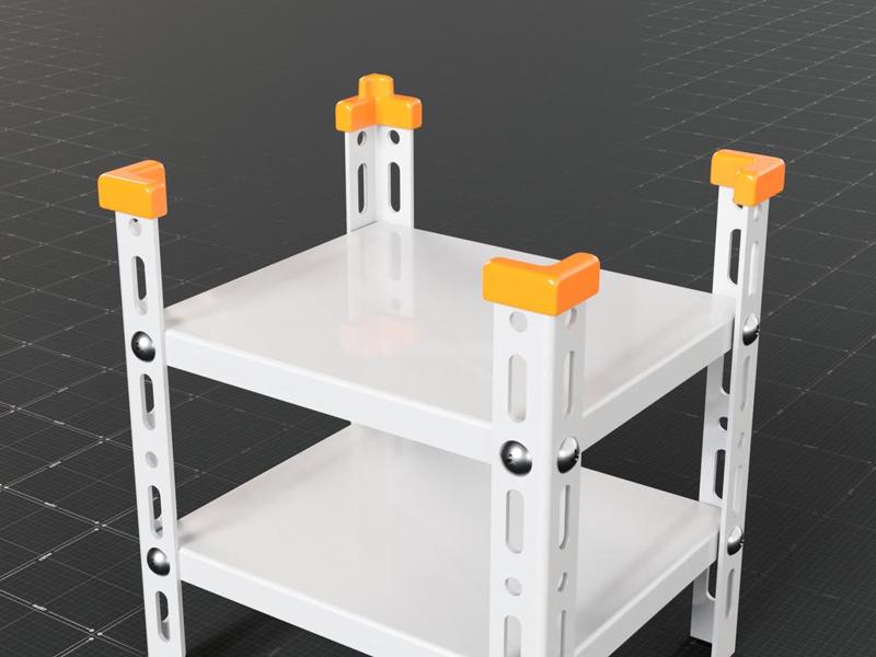 Metal shelf protection