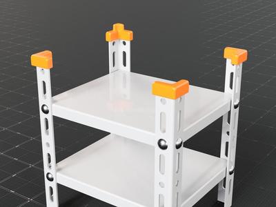 Metal shelf protection