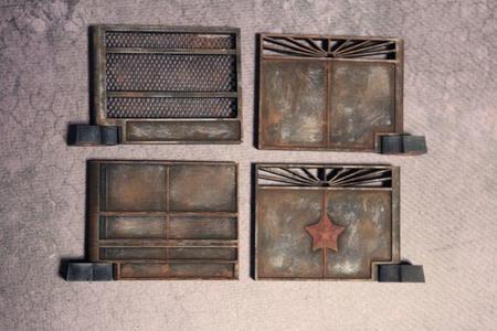 Gates for Soviet wall