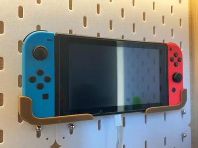 Switch stand (for 5mm thick IKEA pegboard)