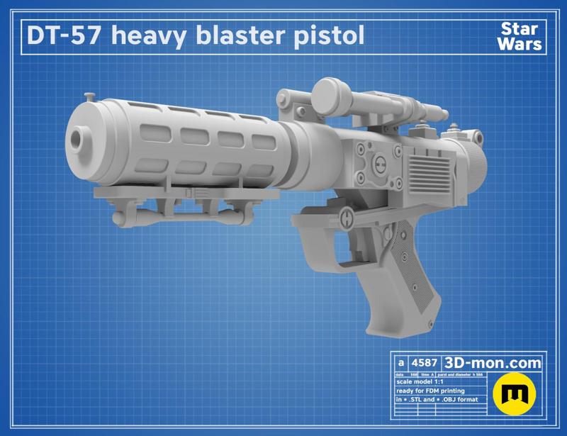 DT-57 Heavy Blaster Pistol