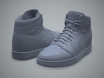 Air Jordan1-retro sneaker-3d printable