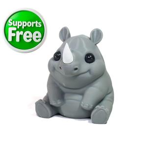 Rhino Figurine (No Supports Required)