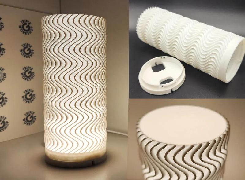 Mesmerizing Wavy Light for Bambu LED Lamp 001