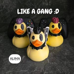 Punk Style Rubber Duck – Gaming collectible – PS5, XBOX, SWITCH
