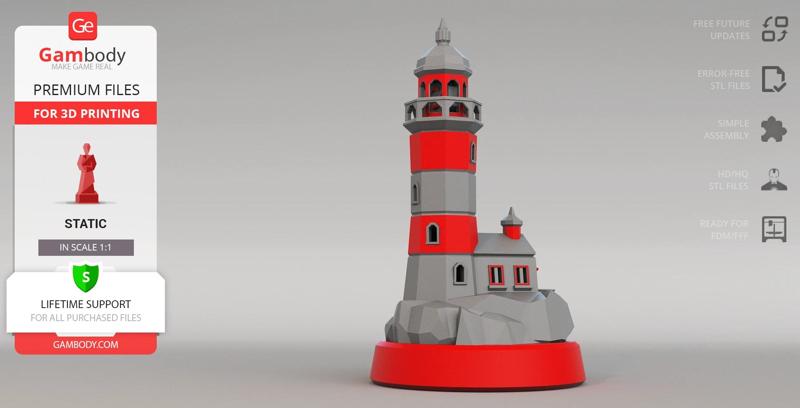 Lighthouse Calibration Model for 3D Printer
