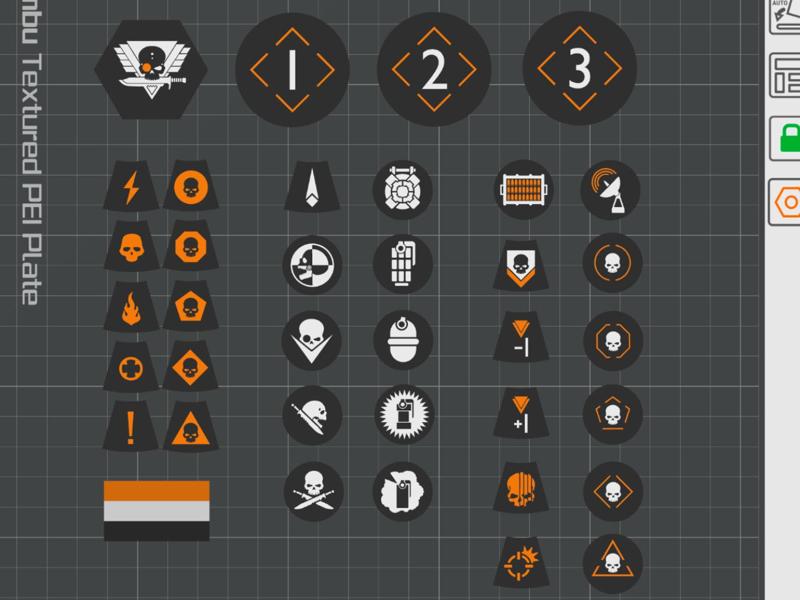 Kill Team 2024 Basic Tokens Embossed 3 Colours