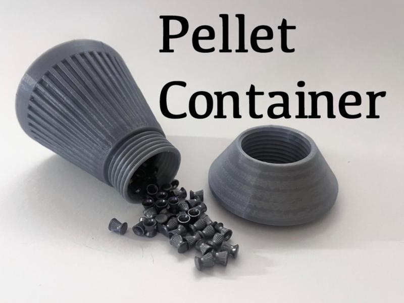 Compressed Air Wadcutter Pellet Container