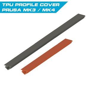 Prusa MK3 / MK4 TPU profile / rail cover | Prusa MK3 / MK4 TPU Profilabdeckung