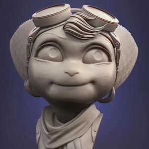 Rivet Bust 3D Printing Figurine | Assembly