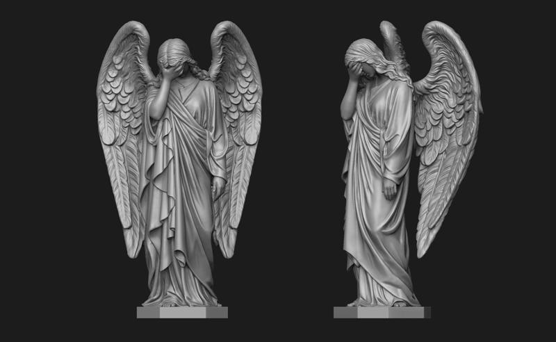 Weeping Angel Statue