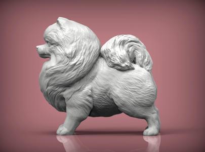 Pomeranian figurine