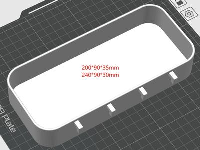 IKEA Pegboard – Rounded Square Box