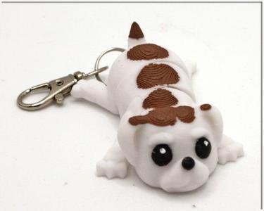 Flexi Puppy Keychain