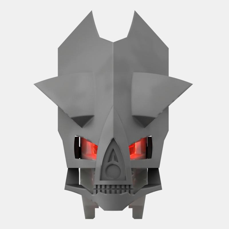 Bionicle Skeleton Warlock Mask Prototype