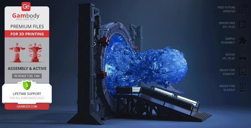 Stargate STL files for 3D Printing |  Assembly Model