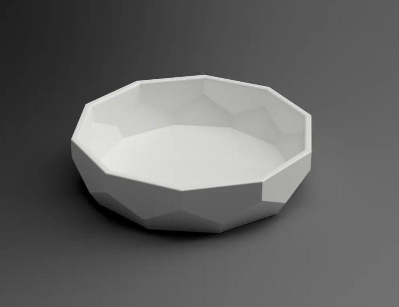 Low Poly Tray / Bowl