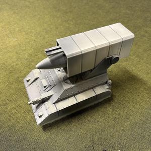 Ballistic missile launcher support vehicle for the Grimdark Future Human Defense Force [SUPORTLESS, FDM FRIENDLY]