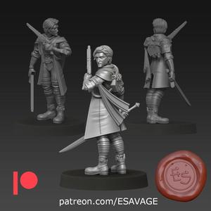 Gustave – Clair Obscur: Expedition 33 – 32mm Miniature Fanart