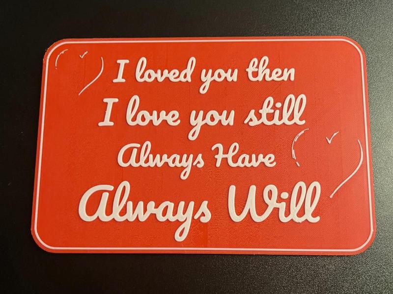 Valentine Love Sign