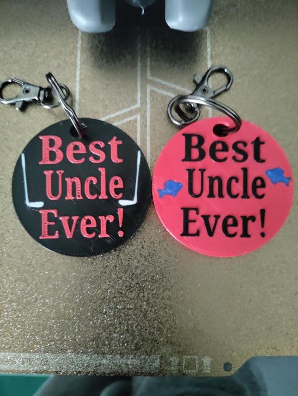 Best Uncle Ever Keychain