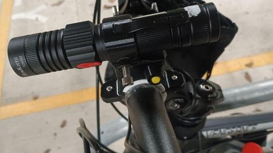 Bike Torch Mount on Handle bar Detatchable