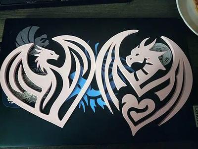 Dragon hearts (Wall decor)