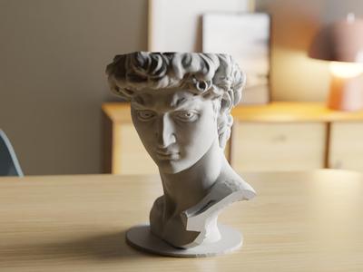 David by Michelangelo Vase