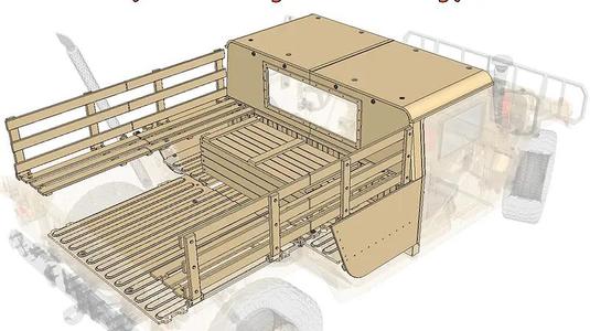 Humvee 2 door conversion kit by AN3DRC