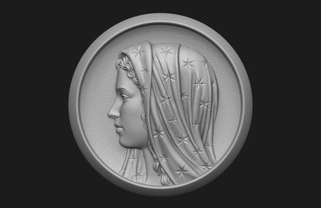 Madonna Medallion