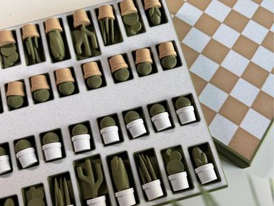 Chessactus: Chess Set by elleSTVDIO