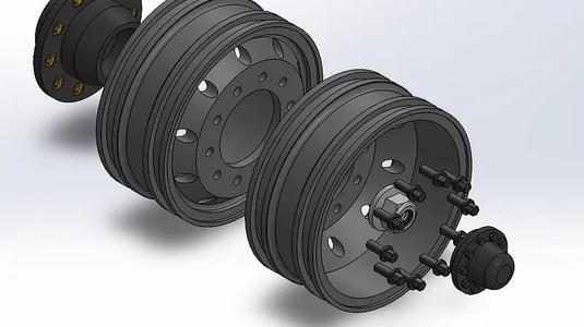 1:14 Scale Scania Wheels and Hubs