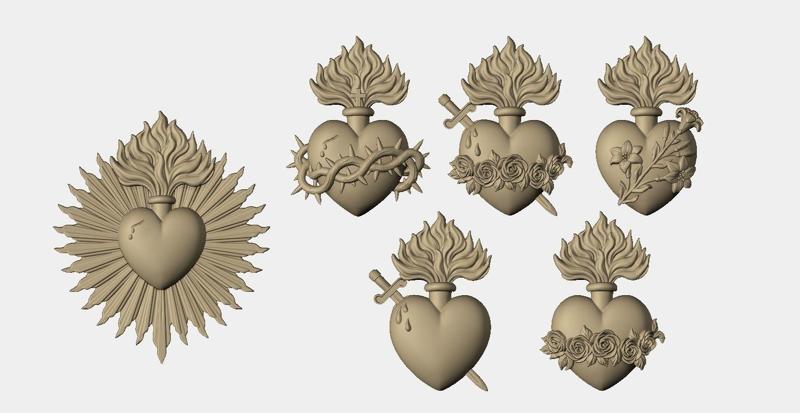 Sacred Hearts 6 Model Bundle