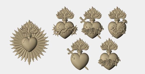 Sacred Hearts 6 Model Bundle