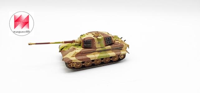 Tiger II Ausf.B (Sd.Kfz.182, King Tiger) Henschel+Porsche turrets + 3 Tankmen (Germany, WW2)