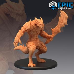 Dragonborn Sword Soldier / Half Dragon Fighter / Lizardfolk Juggernaut Warrior