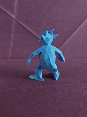 Golduck Low Poly