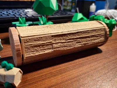 Log Design Storage Box (Towels + Sundries, etc.)