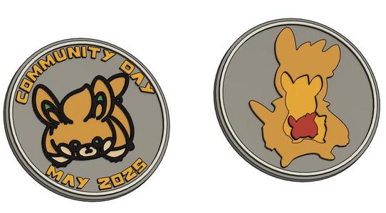 Pokemon Go Community Day #102 coin – Pawmi