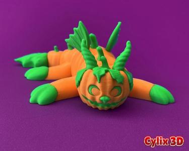 Articulated Pumpkin Dragon