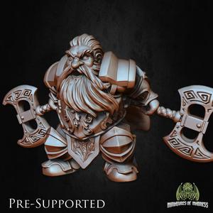 Sinar The Fearless [PRE-SUPPORTED] Dwarf Fighter
