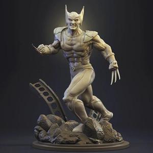 Wolverine X-Men STL files for 3D Printing | Assembly Model