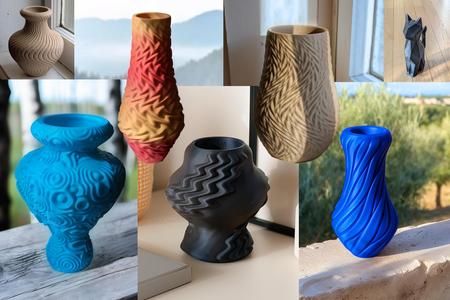 Relic Vase – Weathered Grecian Column Vase