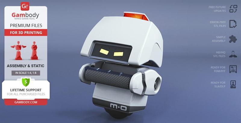 M-O WALL-E 3D Printing Model | Assembly + Action