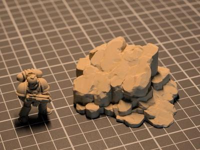 Miniature Terrain – Rock #7