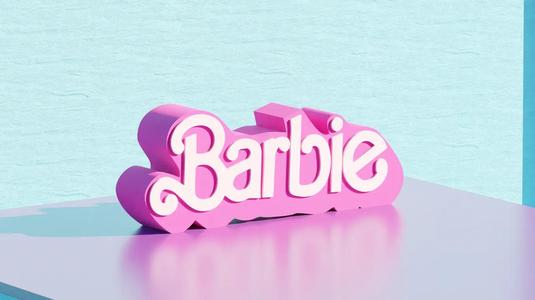 Barbie Movie – Letters/Logo for Decoration